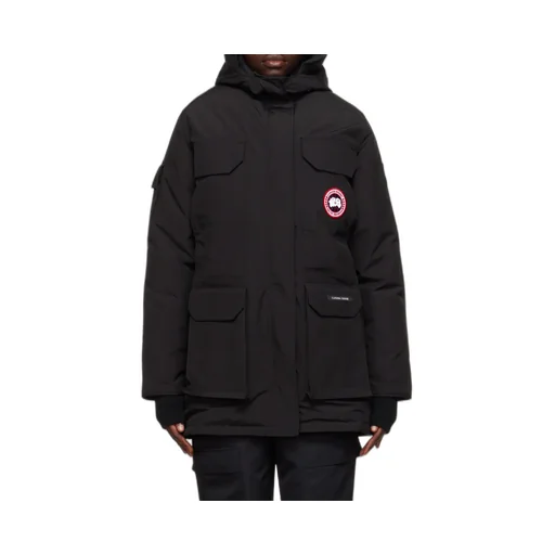 Logo Patch Hooded Coat