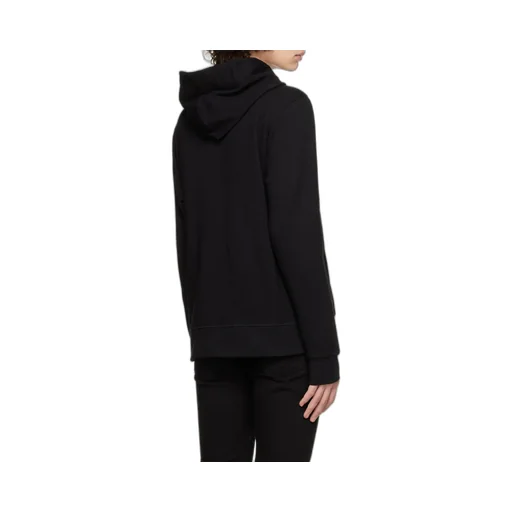 Logo Patch Detail Zipped Hoodie