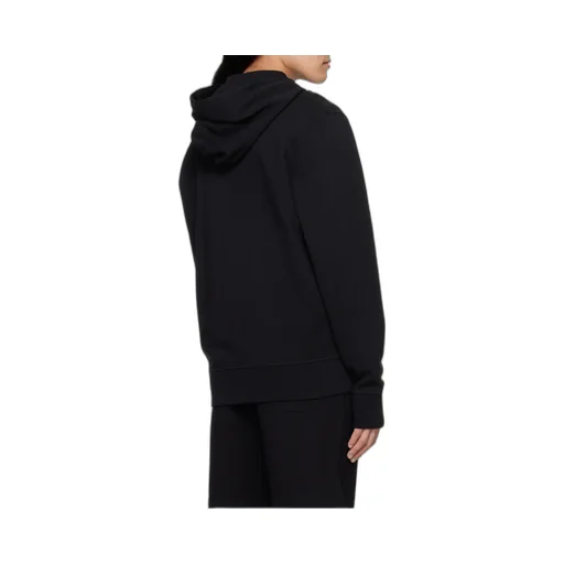 Logo Patch Detail Zipped Hoodie