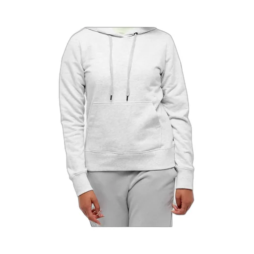 Melange-Effect Drawstring Hoodie