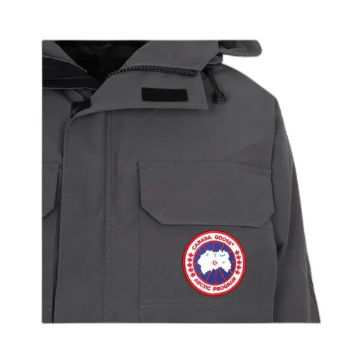 Logo-Patch Padded Coat