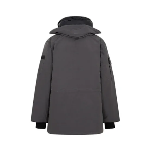 Logo-Patch Padded Coat