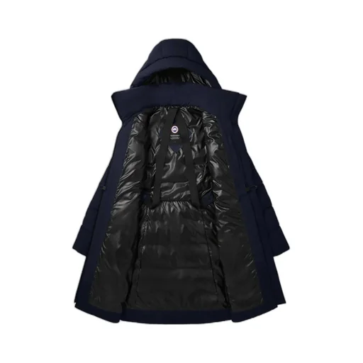 Zip-Up Hooded Padded Parka