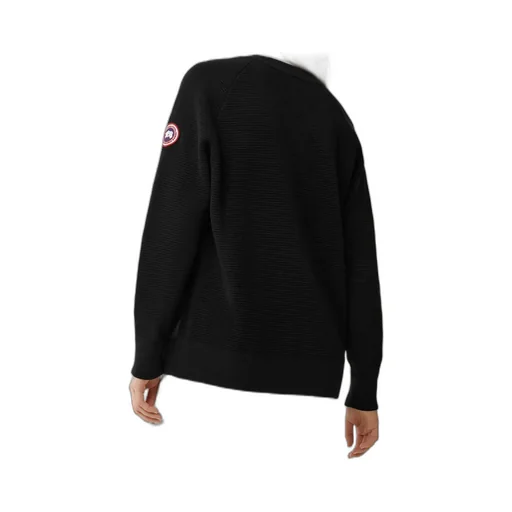 Long-Sleeved Quilted Down Jacket
