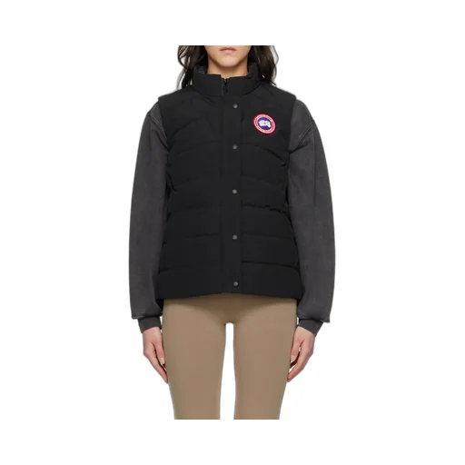 Logo Patch High-Neck Gilet