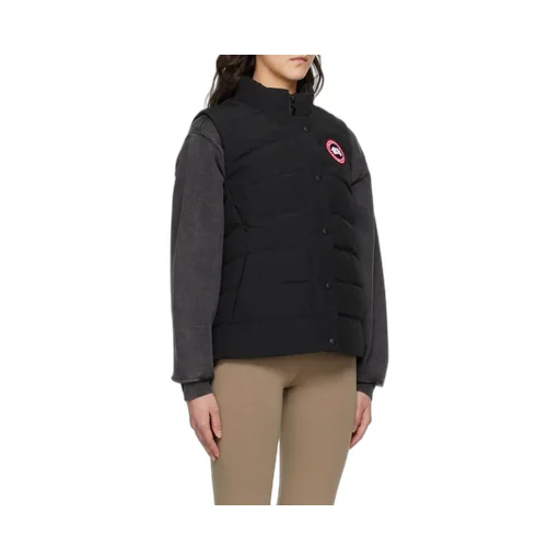 Logo Patch High-Neck Gilet