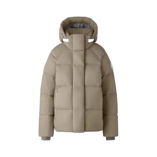 Hooded Quilted Down Jacket