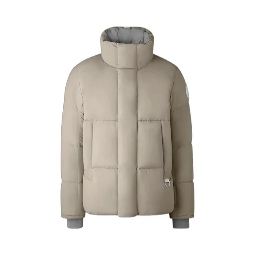 High-Necked Quilted Down Jacket