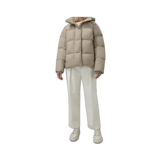 Hooded Quilted Down Jacket