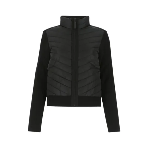 Hybridge Panelled High-Neck Jacket