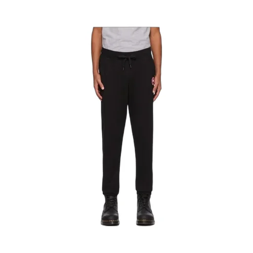 Logo Patch Drawstring Track Pants