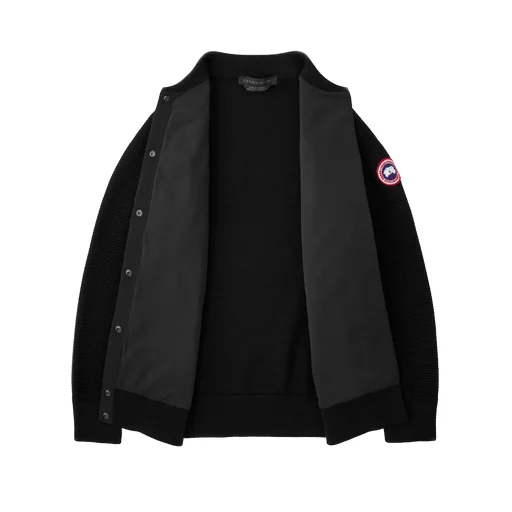 Long-Sleeved Quilted Down Jacket