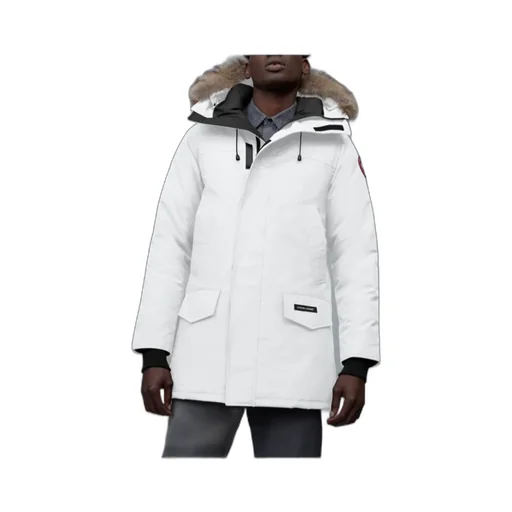 Logo Long-Sleeved Hooded Down Jacket