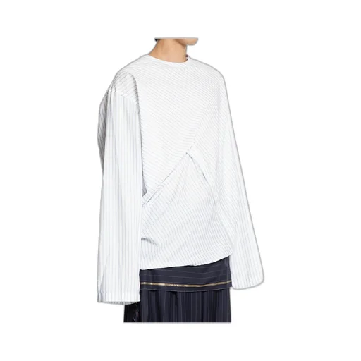 Pinstripe Long-Sleeved Shirt