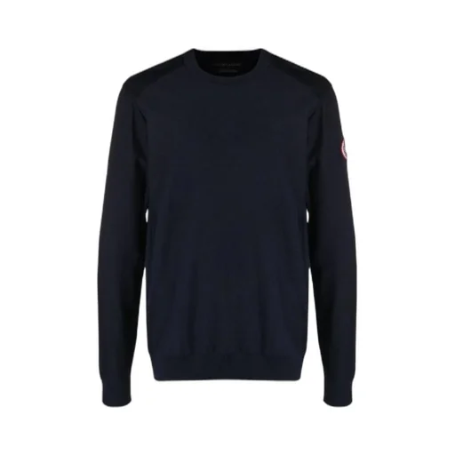 Logo-Patch Crew-Neck Sweatshirt