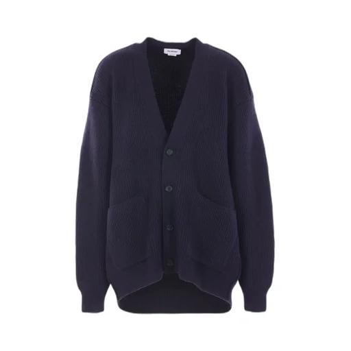 Oversized Ribbed Wool Cardigan