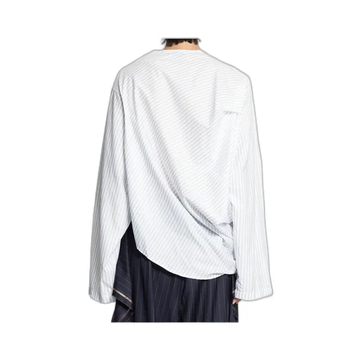 Pinstripe Long-Sleeved Shirt