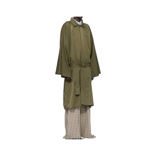 Pleated Trench Coat
