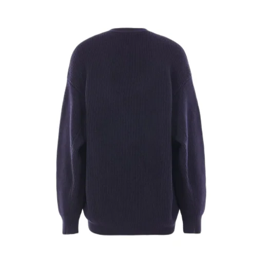 Oversized Ribbed Wool Cardigan