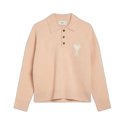 Logo Intarsia Polo Neck Knitted Jumper
