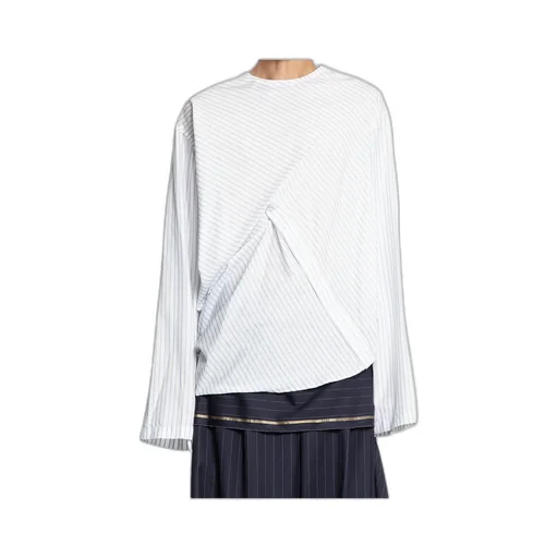 Pinstripe Long-Sleeved Shirt