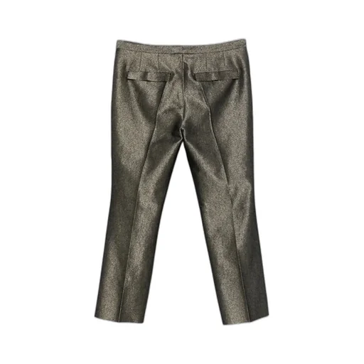 Straight-Leg Pleated Tailored Pants