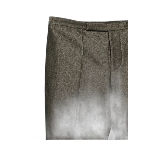 Straight-Leg Pleated Tailored Pants