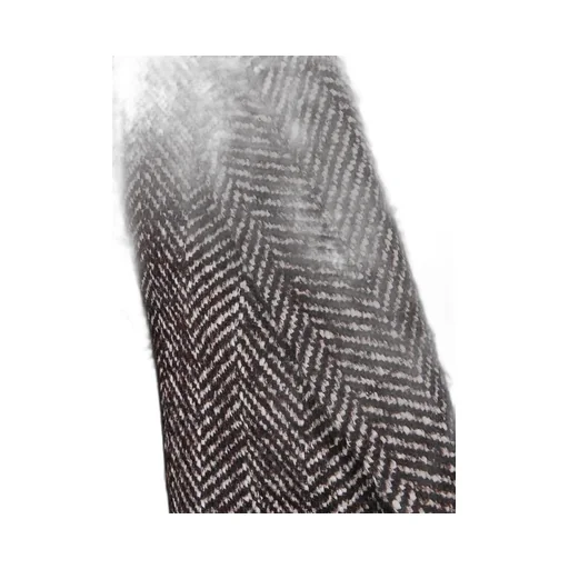 Amanda Herringbone-Pattern Coat