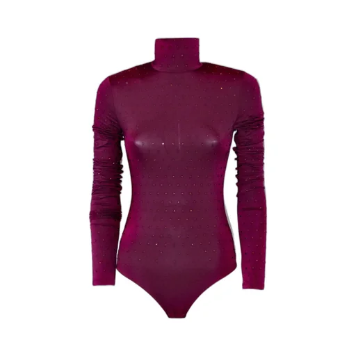 Crystal-Embellished Bodysuit