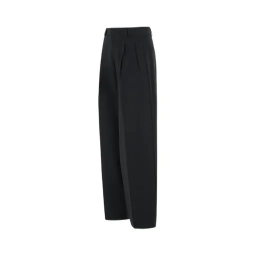 Pleated Zipper Casual Pants