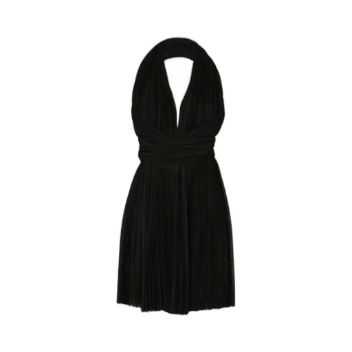 Mini Pleated Mesh Dress
