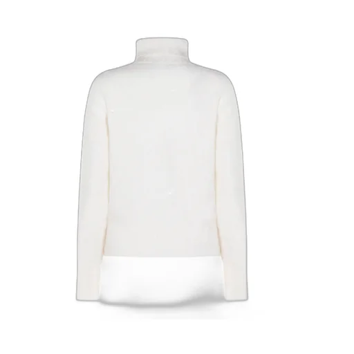 Sequins Embellished Turtleneck Jumper