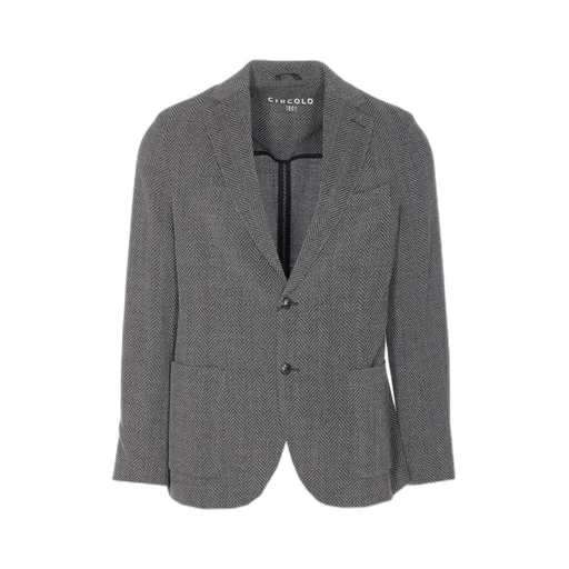 Chevron Single Breasted Jacket
