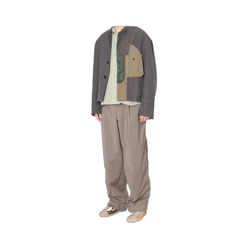 Pleated-Leg Trousers