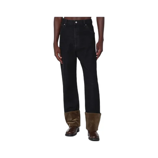 Velvet Hem Jeans