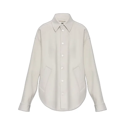 Long-Sleeved Knit Shirt