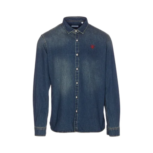 Embroidered Denim Shirt