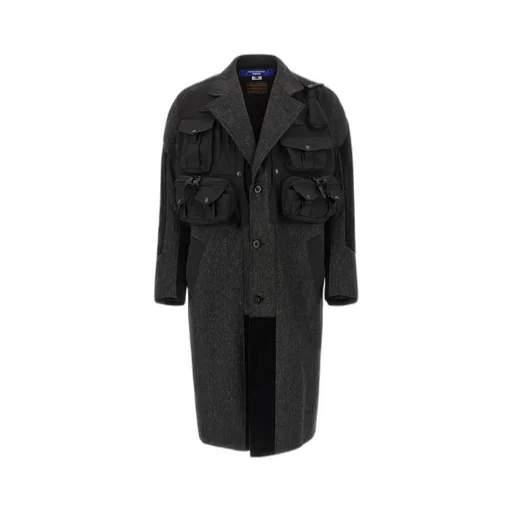 Pocket Detailed Single-Breasted Coat