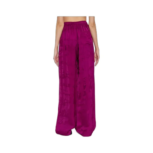 Allover Logo Wide-Leg Trousers
