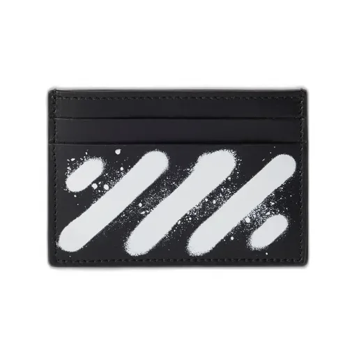 Diagonal Spray Stripe Cardholder