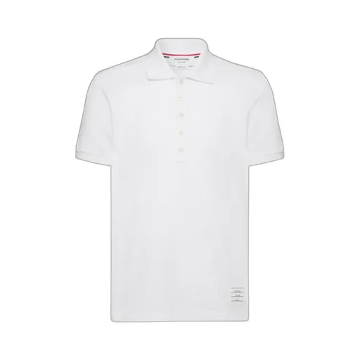 Button-Placket Polo Shirt