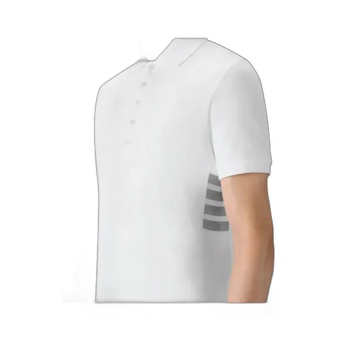 Button-Placket Polo Shirt