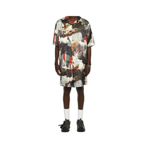 Patchwork Bermuda Shorts