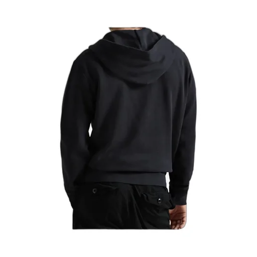 Logo Embroidered Zip-Up Hoodie