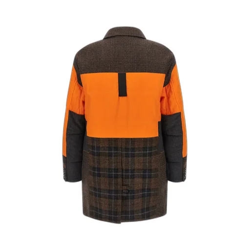 Logo Patch Patchwork Coat