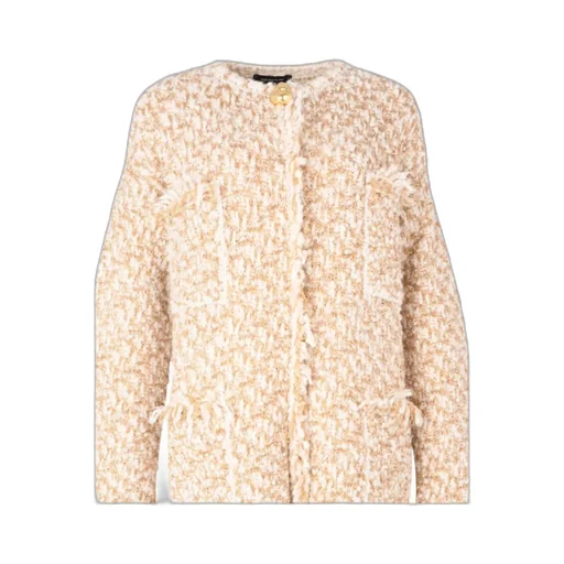 Textured Fringe Coat