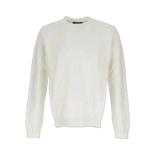 Ff Monogram Crewneck Knitted Jumper