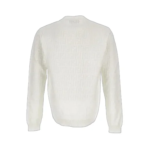 Ff Monogram Crewneck Knitted Jumper