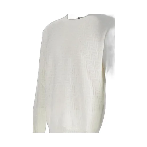 Ff Monogram Crewneck Knitted Jumper