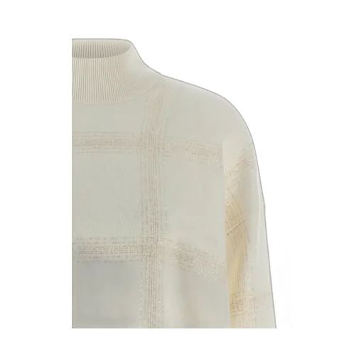 Sequin Embellished Turtle Neck Knitted Jumper